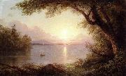 Frederic Edwin Church Landscape in the Adirondacks oil painting